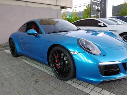 포르쉐 911 카레라 4 GTS 991 / 브라이트블루 전체랩핑 / 네카코리아 / 부천 원미구 상동