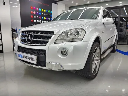 대구랩핑 / 벤츠ML63amg / 화이트펄 전체랩핑 / 네카코리아 / 부천 원미구 상동
