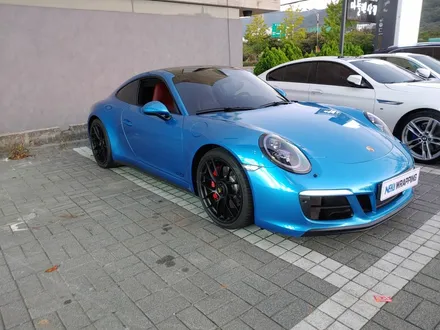 포르쉐 911 카레라 4 GTS 991 / 브라이트블루 전체랩핑 / 네카코리아 / 부천 원미구 상동