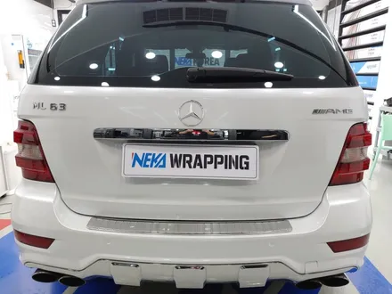 대구랩핑 / 벤츠ML63amg / 화이트펄 전체랩핑 / 네카코리아 / 부천 원미구 상동