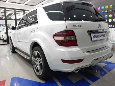대구랩핑 / 벤츠ML63amg / 화이트펄 전체랩핑 / 네카코리아 / 부천 원미구 상동