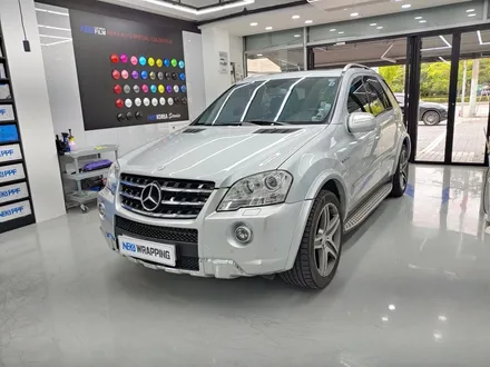 대구랩핑 / 벤츠ML63amg / 화이트펄 전체랩핑 / 네카코리아 / 부천 원미구 상동