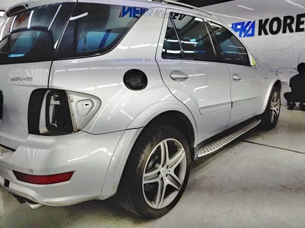 대구랩핑 / 벤츠ML63amg / 화이트펄 전체랩핑 / 네카코리아 / 부천 원미구 상동