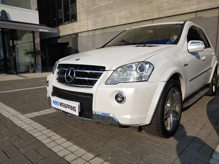 대구랩핑 / 벤츠ML63amg / 화이트펄 전체랩핑 / 네카코리아 / 부천 원미구 상동