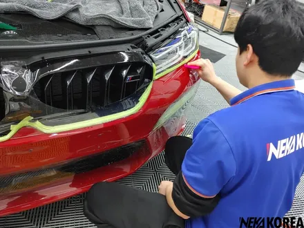 대구PPF BMW M5 컴페티션 이몰라레드, 고속 주행에도 끄떡없는 차량 도장 보호하기! / 부천 원미구 상동
