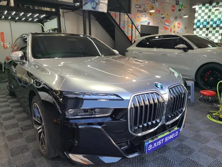 BMW 7시리즈 듀오톤 실버 고광택 랩핑 / 부천 원미구 상동