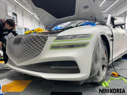 대구PPF 제네시스 G80 베르비에 무광 화이트 PPF 시공기 / 부천 원미구 상동