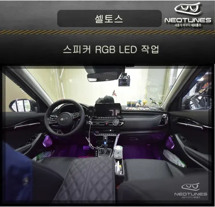 셀토스 스피커 RGB LED 작업 / 용인 처인구, 이천