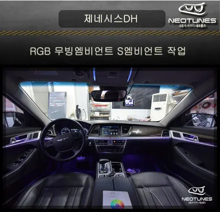 제네시스 DH RGB 무빙엠비언트 S엠비언트 작업 / 용인 처인구, 이천