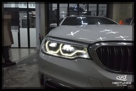 BMW G30 라이트 링마커 황변증상 수리작업 / 용인 처인구, 이천
