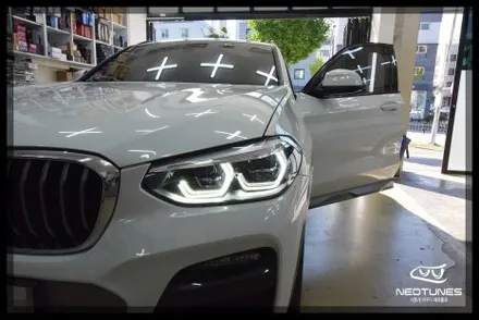 BMW X4 라이트 링마커 황변증상 수리작업 / 용인 처인구, 이천