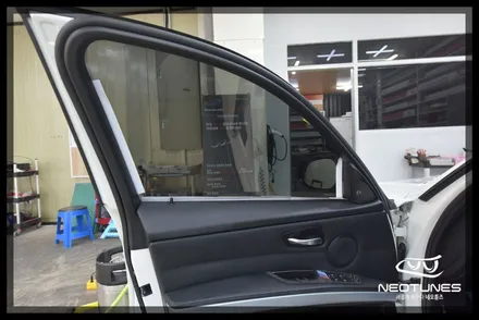 BMW 320D 레이블럭 블레스 반사필름썬팅 시공 / 용인 처인구, 이천