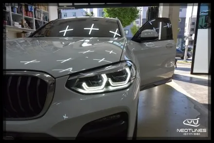 BMW X4 라이트 링마커 황변증상 수리작업 / 용인 처인구, 이천