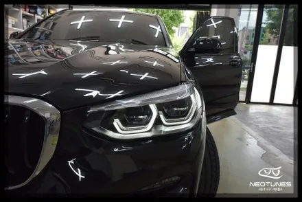 BMW X4 순정 데이라이트 황변증상 수리작업 / 용인 처인구, 이천