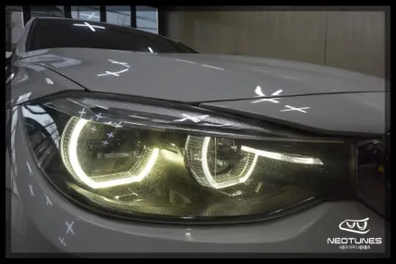 BMW 3GT F34 라이트 링마커 황변증상 수리작업 / 용인 처인구, 이천