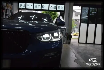 BMW X3 라이트 링마커 황변증상 수리작업 / 용인 처인구, 이천