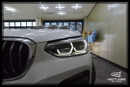 BMW X4 라이트 데이라이트 황변증상 수리작업 / 용인 처인구, 이천
