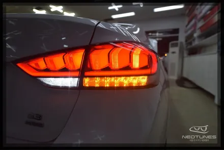 제네시스 G80 무빙 데이라이트 / 무빙 테일램프 작업 / 용인 처인구, 이천