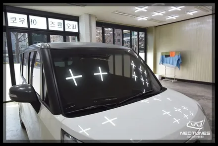 레이 국내산 열차단필름 썬팅시공 / 용인 처인구, 이천