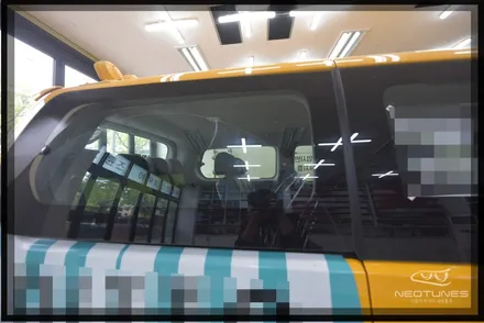 그랜드 스타렉스 어린이통학차량 레이블럭 XP8353 열차단썬팅 시공 / 용인 처인구, 이천
