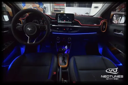 올뉴모닝JA RGB 엠비언트 작업 / 용인 처인구, 이천