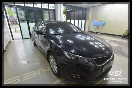 더뉴 K5 레이블럭 열차단썬팅 시공 / 용인 처인구, 이천