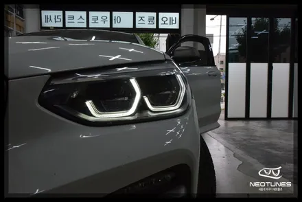 BMW X4 라이트 링마커 황변증상 수리작업 / 용인 처인구, 이천