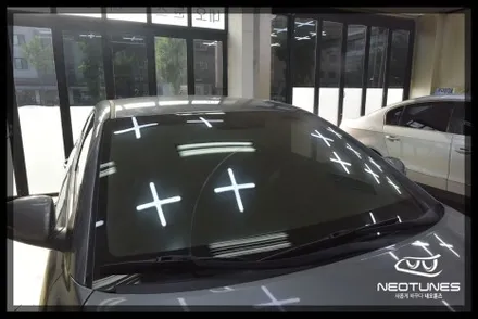 아반떼 AD 레이블럭 블레스 반사필름 썬팅시공 / 용인 처인구, 이천