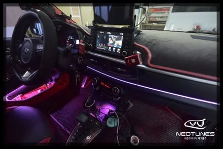 올뉴모닝JA RGB 엠비언트 작업 / 용인 처인구, 이천