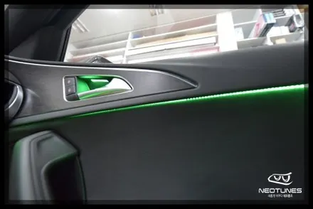 아우디 A6 RGB 도어,대쉬보드 엠비언트 작업 / 용인 처인구, 이천