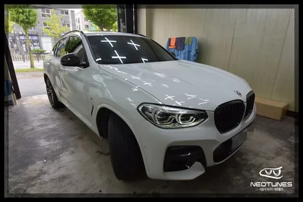 BMW X4 라이트 데이라이트 황변증상 수리작업 / 용인 처인구, 이천