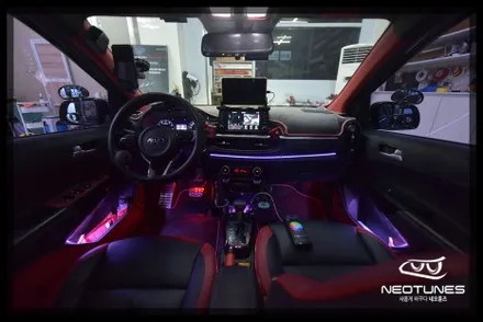 올뉴모닝JA RGB 엠비언트 작업 / 용인 처인구, 이천