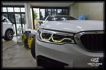 BMW G30 라이트 링마커 황변증상 수리작업 / 용인 처인구, 이천