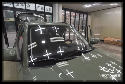 캐스퍼 레이블럭 열차단썬팅 시공 / 용인 처인구, 이천