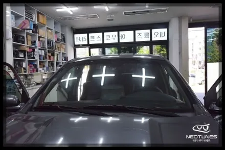 코란도스포츠 루마필름 열차단썬팅시공 / 용인 처인구, 이천