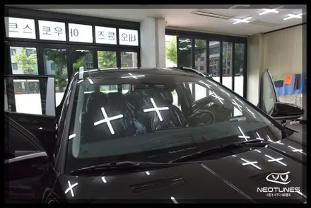 투싼 NX4 애니가드 AP80R 반사필름 열차단썬팅시공 / 용인 처인구, 이천