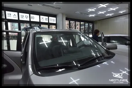 싼타페CM 레이블럭 열차단썬팅시공 / 용인 처인구, 이천