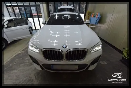 BMW X4 라이트 데이라이트 황변증상 수리작업 / 용인 처인구, 이천