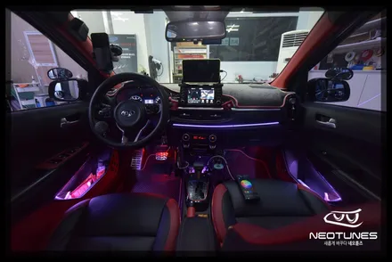 올뉴모닝JA RGB 엠비언트 작업 / 용인 처인구, 이천