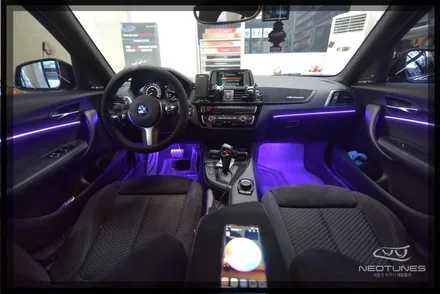 BMW 118D 히든타입 RGB 엠비언트 작업 / 용인 처인구, 이천