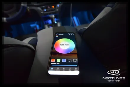 아반떼 AD RGB 히든타입 엠비언트 작업 / 용인 처인구, 이천