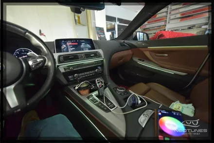 BMW 640D RGB 히든타입 엠비언트로 실내 업그레이드 / 용인 처인구, 이천