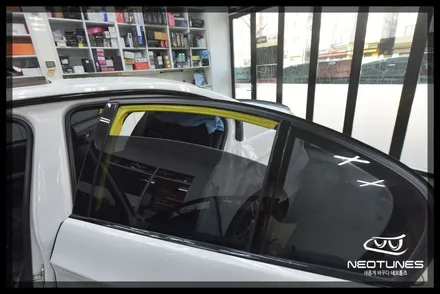 BMW 320D 레이블럭 블레스 반사필름썬팅 시공 / 용인 처인구, 이천