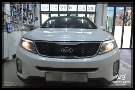 뉴쏘렌토R 전조등 반사판 교체작업 / 용인 처인구, 이천