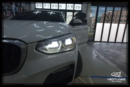 BMW X3 라이트 링마커 황변증상 수리작업 / 용인 처인구, 이천