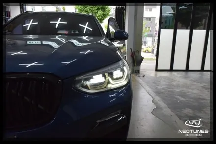 BMW X3 라이트 링마커 황변증상 수리작업 / 용인 처인구, 이천