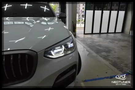BMW X4 라이트 링마커 황변증상 수리작업 / 용인 처인구, 이천