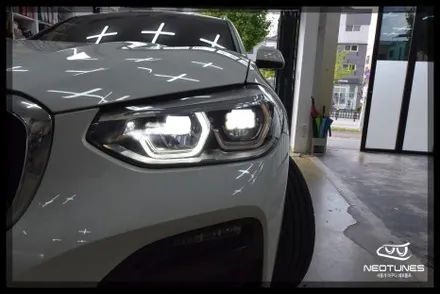 BMW X4 라이트 링마커 황변증상 수리작업 / 용인 처인구, 이천