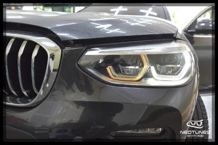 BMW X3 데이라이트 황변증상 수리작업 / 용인 처인구, 이천
