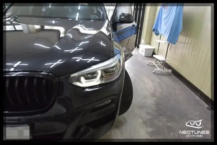 BMW X3 데이라이트 황변증상 수리작업 / 용인 처인구, 이천